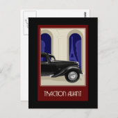 Citroen Traction Avant Briefkaart (Voorkant / Achterkant)
