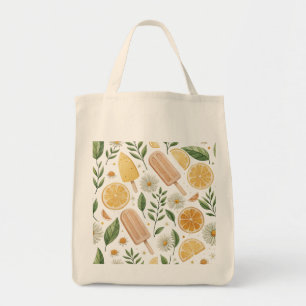 Citroen Tuin Boodschappentas – Herbruikbare Bloemi Tote Bag