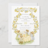 Citroen Tuin met Muizen Baby Shower Kaart (Voorkant)