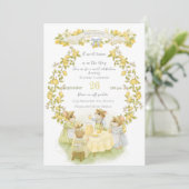 Citroen Tuin met Muizen Baby Shower Kaart (Staand voorkant)