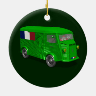 Citroen Type H Van Tube Keramisch Ornament