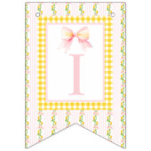 Citroen verjaardag grootmillennial bunting banner (Derde vlag)