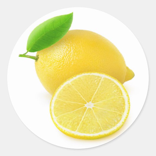 citroen, vers ronde sticker (Voorkant)