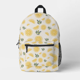 Citroen Verse Botanische Ontwerp Bedrukte Rugzak