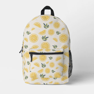 Citroen Verse Botanische Ontwerp Bedrukte Rugzak