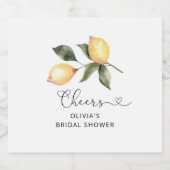 Citroen vrijgezellenfeest bierflesetiket bier etiket (Enkel label)