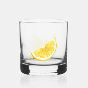 Citroen Whisky Glas