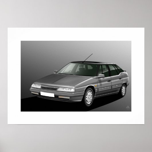 Citroen XM V6 24V Poster (Voorkant)