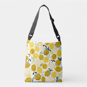 Citroen Zomer Ontwerp  Illustratie Crossbody Tas