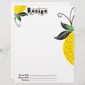 citroenbakkerkrecept letterhead (Voorkant / Achterkant)