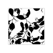 Citroenbladeren Bloemen Loof Naadloos Patroon Rubberstempel (Afrduk)