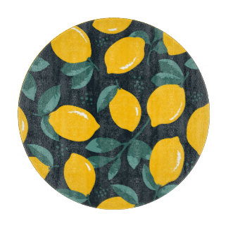 Citroenbloemen,  zomertextuur. snijplank