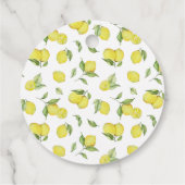 Citroenboom Baby shower Bedankjes Labels (Achterkant)