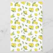 Citroenboom Baby shower Spel (Achterkant)