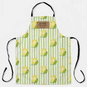 Citroenboom fruit schattig monogram schort (Voorkant)