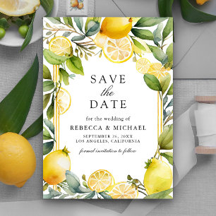Citroenboomgaard Citrus Bruiloft Save The Date