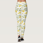  citroenboompatroon leggings (Achterkant)