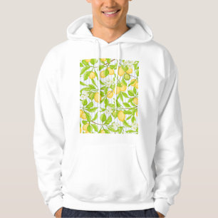 Citroenboomtak: Gestreept naadloos patroon Hoodie