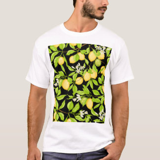Citroenboomtak illustratie t-shirt