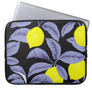 Citroencitrus, botanisch ontwerp. laptop sleeve