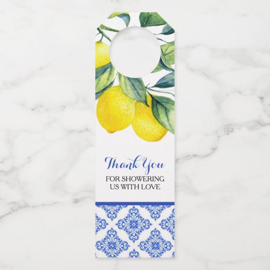 Citroendouche Flessenhanger (Voorkant)