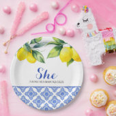 Citroendouche Papieren Bordje (Feest)