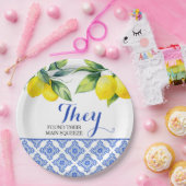 Citroendouche Papieren Bordje (Feest)