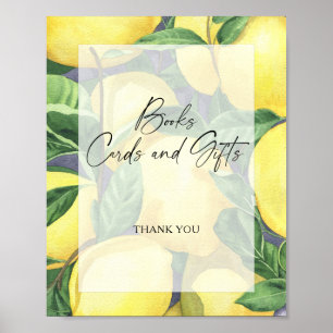 CITROENEN - BOEKEN KAARTEN EN CADOS Poster