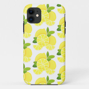 Citroenen citroenschijfjes tropisch geel fruit iPhone 11 hoesje