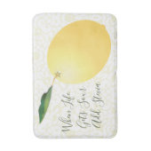 Citroenen Citrus Fruit Grappig Quote Badmat (Voorkant Verticaal)