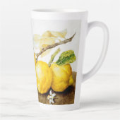 Citroenen en bijen latte mok (Rechts)