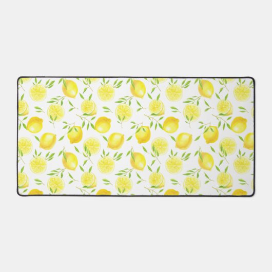 Citroenen en bladeren bureaumat (Voorkant)