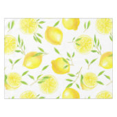 Citroenen en bladeren tafelkleed (Voorkant (Horizontaal))