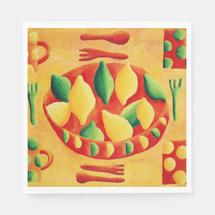 Citroenen en Limes Servet