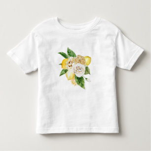 Citroenen en rozen bouquet kinder shirts