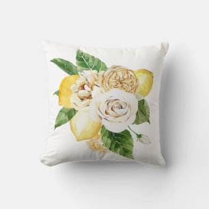 Citroenen en rozen bouquet kussen