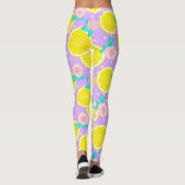 Citroenen en Rozen Leggings (Achterkant)