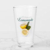 Citroenen Lemonade Recept Glas (Voorkant)