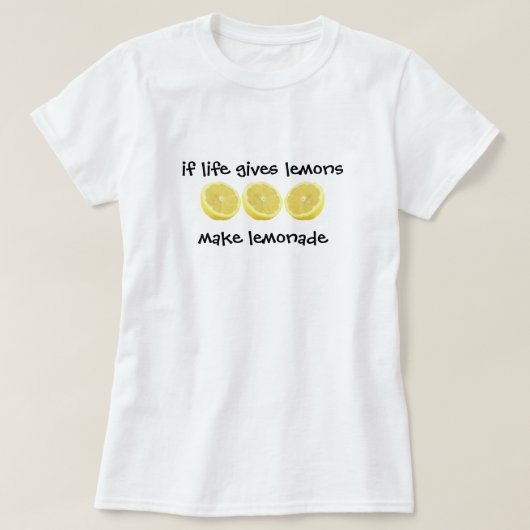 citroenen - Make Lemonade T-shirt (Design voorkant)