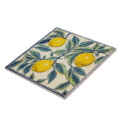 Citroenen Mediterraan Zomer Citrus Tegeltje (Zijkant)