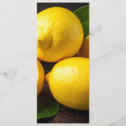 citroenen menu (Voorkant)