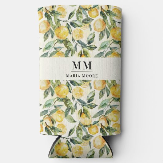 Citroenen monogram initiaal naam (Voorkant)