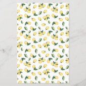 Citroenen Naam dat Thee Vrijgezellenfeest Game Kaa Flyer (Achterkant)