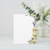 Citroenen & Olijfwerkkaart Kaart (Staand voorkant)