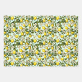 Citroenen Patroon Inpakpapier Vel (Voorkant)