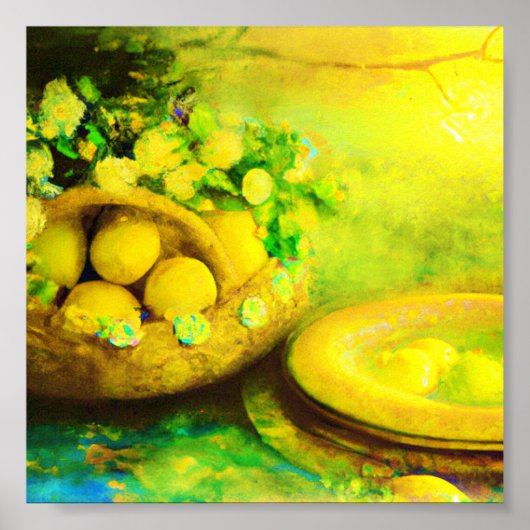 citroenen poster (Voorkant)