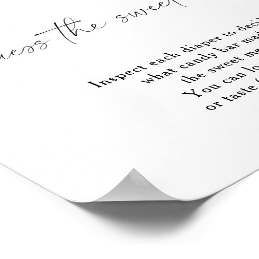 Citroenen - raad de zoete puinhoop poster (Hoek)