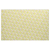 Citroenen schattige waterverf stof (Yard (91,4 cm))