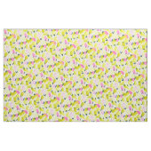 Citroenen schattige waterverf stof (Fat Quarter)