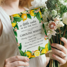 Citroenen Sinaasappel Baby Shower